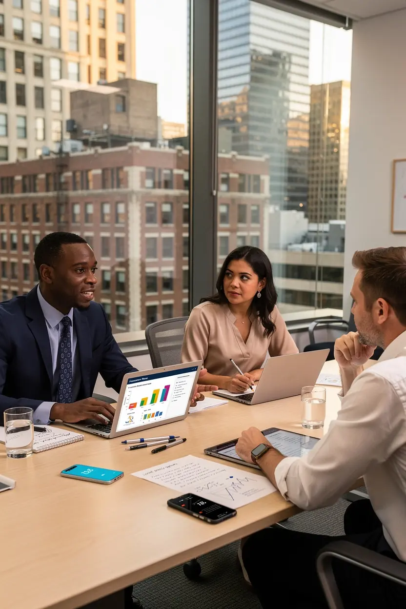 Изображение процесса выбора подходящего полиса автострахования для водителей.